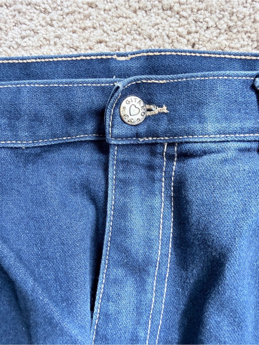 Rare mint condition vintage Gitano Jeans from 70s-80s perfect condition - Picture 9 of 9